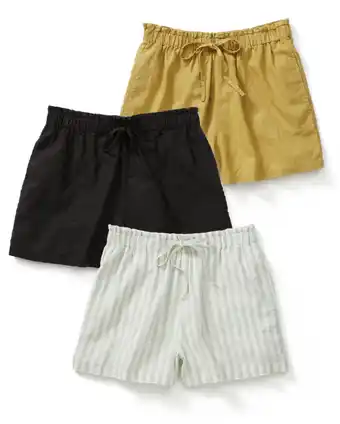 BIG W &me womens amy linen blend shorts sizes 6-18 offer