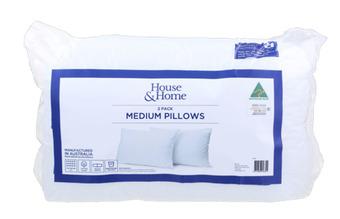 BIG W House & home 2-pack medium pillows offer