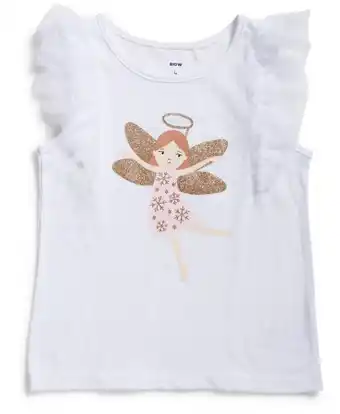 BIG W Big w kids festive tulle sleeve top sizes 1-7 offer
