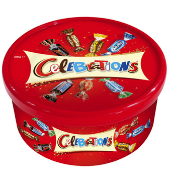 BIG W Mars celebrations tub 692g offer