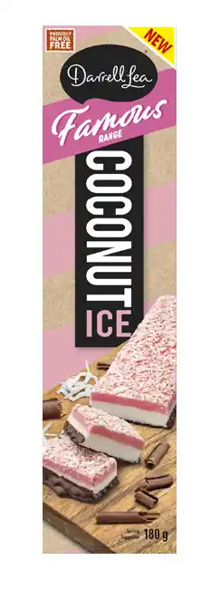 BIG W Darrell lea caramel snows or coconut ice gift boxes 180g offer