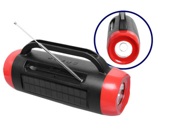 BIG W Liquid ears wireless speaker with solar charging torch offer