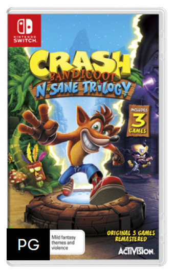 BIG W Nintendo switch crash bandicoot n-sane trilogy offer