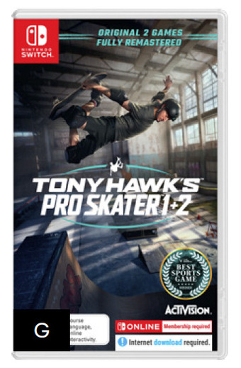 BIG W Nintendo switch tony hawk's pro skater 1+2 offer