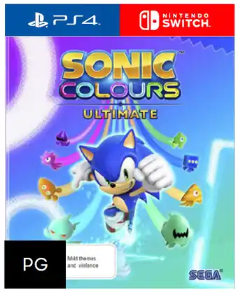 BIG W Ps4, nintendo switch sonic colours ultimate offer