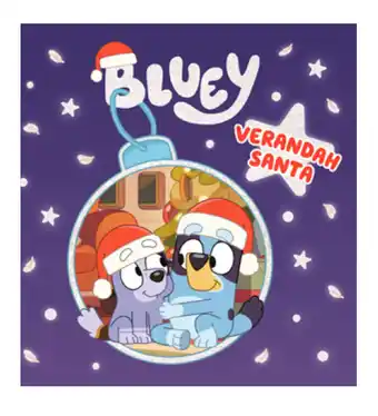 BIG W Bluey: verandah santa a christmas book offer