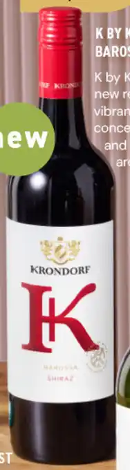 Dan Murphy's K BY KRONDORF BAROSSA SHIRAZ offer