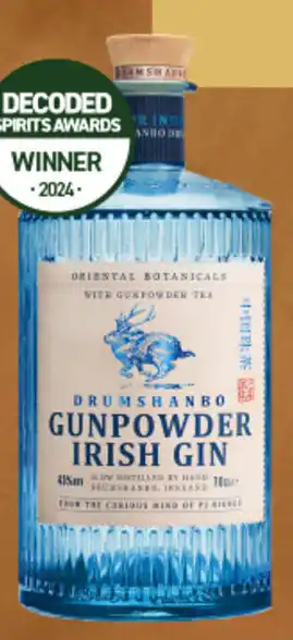 Dan Murphy's DRUMSHANBO GUNPOWDER IRISH GIN 700ML offer