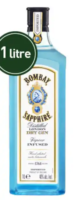 Dan Murphy's Bombay Sapphire London Dry Gin 1L offer