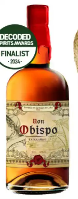 Dan Murphy's Ron Obispo Rum 700mL offer