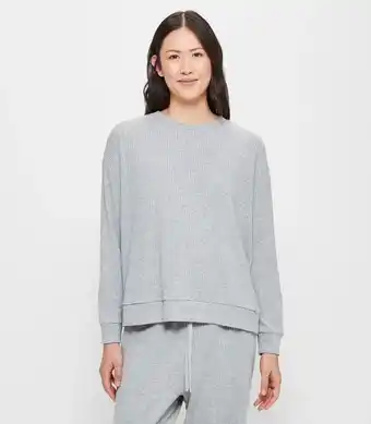 Target Cosy Knit Rib Long Sleeve Sleep Top offer