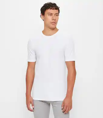 Waffle Thermal Short Sleeve Top - Maxx - White