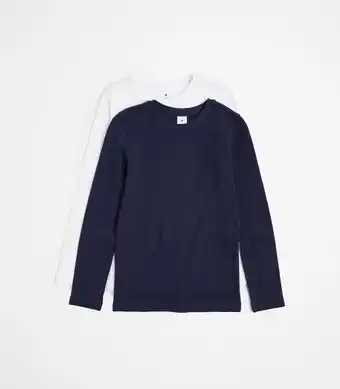 Boys Organic Cotton Thermal Long Sleeve Tops 2 Pack
