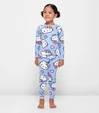 Target Family Matching Hello Kitty Girls Junior Cotton Rib Pyjama Set offer