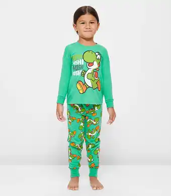 Target Super Mario Yoshi Cotton Pyjama Set offer