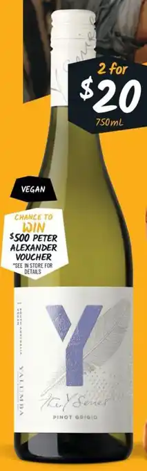 Cellarbrations The Y Series Range 750ml offer