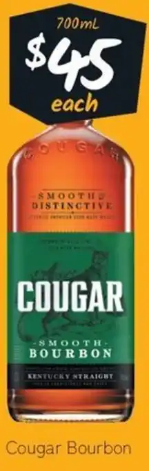 Cougar Bourbon 700ml