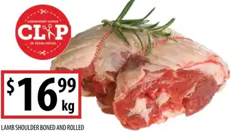 LAMB SHOULDER BONED AND ROLLED