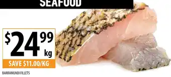 Supabarn BARRAMUNDI FILLETS offer