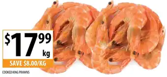 Supabarn COOKED KING PRAWNS offer