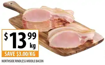 Supabarn NORTHSIDE RINDLESS MIDDLE BACON offer