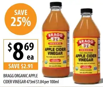 Supabarn BRAGG ORGANIC APPLE CIDER VINEGAR 473ml offer