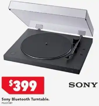Harvey Norman Sony Bluetooth Turntable. offer