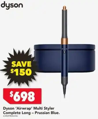 Harvey Norman Dyson Airwrap Multi Styler Complete Long - Prussian Blue offer