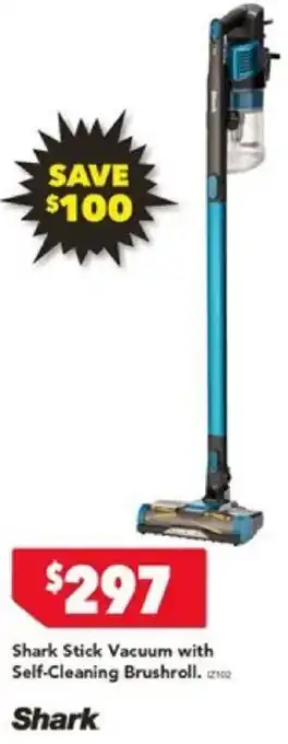 Harvey Norman Shark Stick Vacuum with Self-Cleaning Brushroll offer