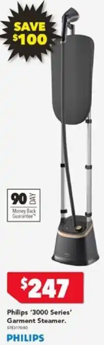 Harvey Norman Philips '3000 Series' Garment Steamer. offer