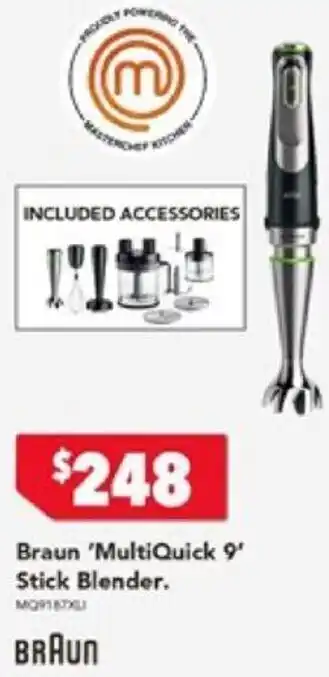 Harvey Norman Braun 'MultiQuick 9' Stick Blender. offer