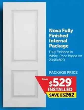 Doors Plus Nova Fully Finished Internal Package offer