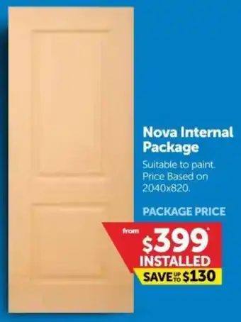 Doors Plus Nova Internal Package offer