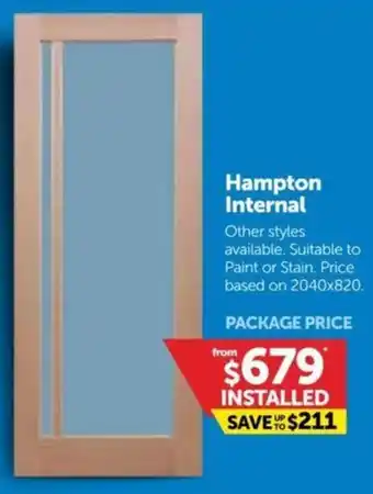 Doors Plus Hampton Internal offer