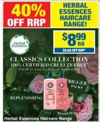 My Chemist Herbal Essences Haircare Range offer