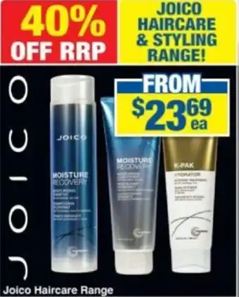 Joico Haircare Range