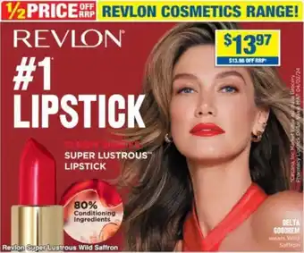 My Chemist Revlon Super Lustrous Wild Saffron offer