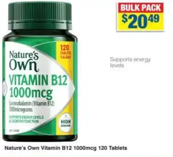 My Chemist Nature's Own Vitamin B12 1000mcg offer