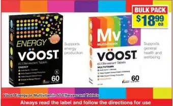 My Chemist Voost Energy or Multivitamin offer