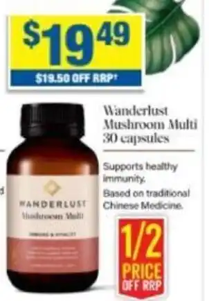 My Chemist Wanderlust Mushroom Multi offer