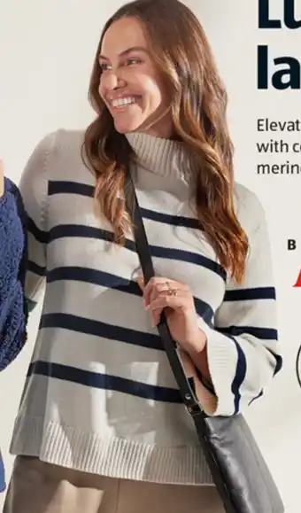 ALDI Women's Merino Wool Blend Jumper offer