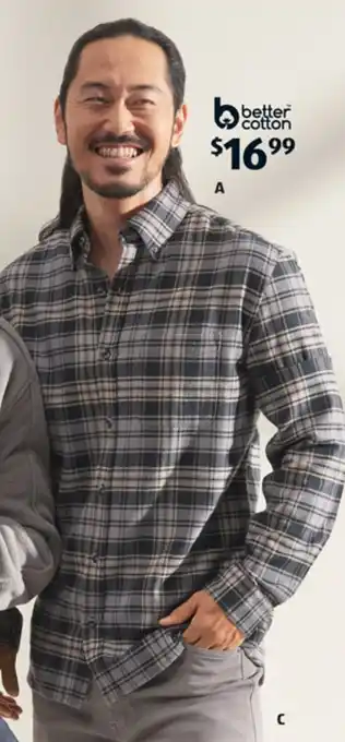 ALDI Men's Flannelette Shirt offer
