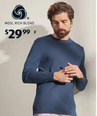 ALDI Men's Merino Blend Top offer