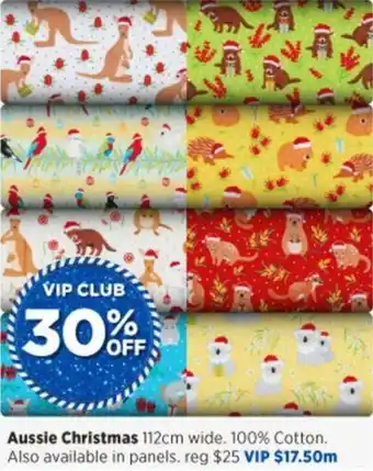 Spotlight Aussie Christmas 112cm offer