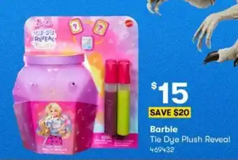 BIG W Barbie Tie Dye Plush Reveal offer