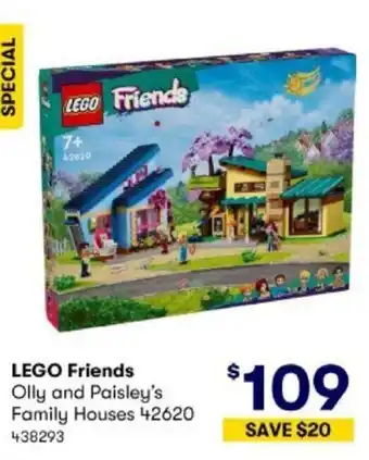 BIG W LEGO Friends Olly and Paisley's offer