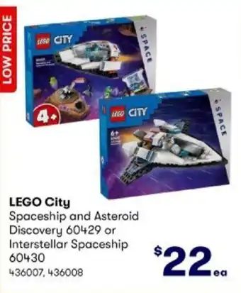 BIG W LEGO City Spaceship and Asteroid Discovery offer