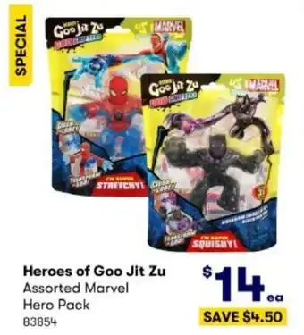 BIG W Heroes of Goo Jit Zu offer