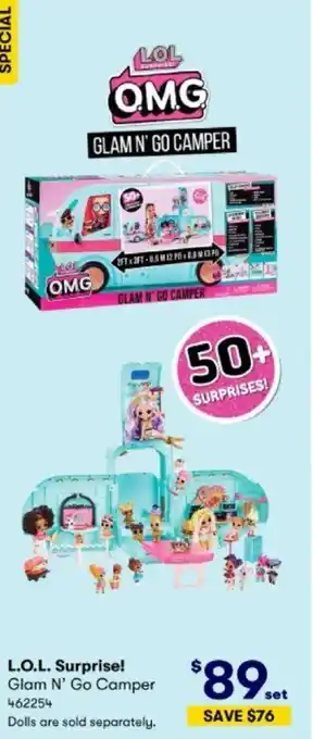 BIG W L.O.L. Surprise Glam N Go Camper offer