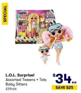 BIG W L.O.L. Surprise Assorted Tweens+Tots offer